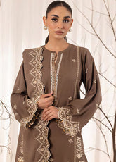 LSM Lakhany Embroidered Cashmi Wool 3 Piece Unstitched Suit LSM25WES D-LG-UB-0193